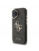 Guess iPhone 16 Case Metal Stand Camera Frame 4G Black