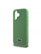 Lacoste iPhone 16 Case MagSafe Iconic Petit Pique Woven Green
