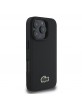 Lacoste iPhone 16 Pro Max Case MagSafe Iconic Petit Pique Woven Black