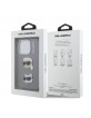 Karl Lagerfeld iPhone 15 Pro Max Case Grained K & CH Heads Gray