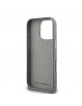 Karl Lagerfeld iPhone 16 Pro Max Hülle Grained K & CH Heads Grau