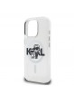 Karl Lagerfeld iPhone 15 Pro Max Hülle Case Glitter Sketch MagSafe Clear