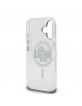 Karl Lagerfeld iPhone 16 Hülle Case Glitter Sketch MagSafe Clear