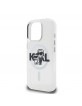 Karl Lagerfeld iPhone 16 Pro Hülle Case Glitter Sketch MagSafe Clear