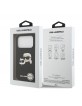 Karl Lagerfeld iPhone 17 Pro Case MagSafe Silicone Karl Choupette Heads Black