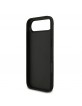 Guess iPhone 17 Air Case Fixed Glitter 4G Metal Logo Black
