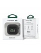 Lacoste AirPods 4 Hülle Case Cover Petit Pique Croc Logo Patch Schwarz