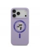 Karl Lagerfeld iPhone 17 Pro Max Hülle Case MagSafe Silikon Karl Choupette Violett