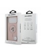Karl Lagerfeld iPhone 17 Pro Max Hülle Case MagSafe Silikon Karl Choupette Rosa