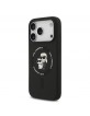 Karl Lagerfeld iPhone 17 Pro Case MagSafe Silicone Karl Choupette Black