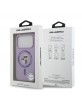 Karl Lagerfeld iPhone 17 Pro Case MagSafe Silicone Karl Choupette Purple