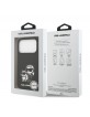 Karl Lagerfeld iPhone 17 Pro Hülle Case Silikon Karl Choupette Sketch MagSafe Schwarz