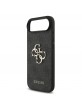 Guess iPhone 17 Air Hülle Case 4G Metal Logo Pearl Stap Schwarz