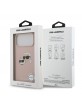 Karl Lagerfeld iPhone 17 Pro Max Hülle Case MagSafe Silikon Karl Choupette Heads Rosa