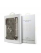 Guess iPhone 17 Hülle Case 4G Metal Logo Pearl Stap Braun
