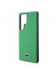 Lacoste Samsung S25 Ultra Hülle Case MagSafe Iconic Petit Pique Woven Grün