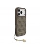 Guess iPhone 17 Pro Hülle Case MagSafe 4G Charm Braun