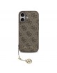 Guess iPhone 17 Hülle Case MagSafe 4G Charm Braun