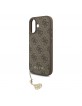 Guess iPhone 17 Hülle Case MagSafe 4G Charm Braun
