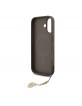 Guess iPhone 17 Hülle Case MagSafe 4G Charm Braun