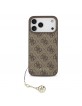 Guess iPhone 17 Pro Max Hülle Case MagSafe 4G Charm Braun