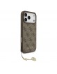 Guess iPhone 17 Pro Max Hülle Case MagSafe 4G Charm Braun