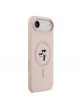 Karl Lagerfeld iPhone 17 Air Case Silicone Karl Choupette MagSafe Pink