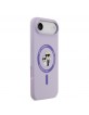 Karl Lagerfeld iPhone 17 Air Case Silicone Karl Choupette MagSafe Purple