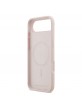 Karl Lagerfeld iPhone 17 Air Case Cse Silicone Double Heads MagSafe Pink