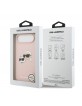 Karl Lagerfeld iPhone 17 Air Case Cse Silicone Double Heads MagSafe Pink