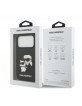 Karl Lagerfeld iPhone 17 Pro Case 3D Rubber Karl Choupette Black