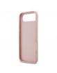 Guess iPhone 17 Air Case Fixed Glitter 4G Metal Logo Pink