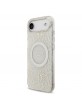 Guess iPhone 17 Air Case with MagSafe Flowers Strap White