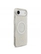 Guess iPhone 17 Air Case with MagSafe Flowers Strap White