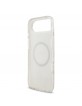 Guess iPhone 17 Air Case with MagSafe Flowers Strap White