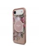 Guess iPhone 17 Air Case with MagSafe Flowers Strap in Pink