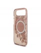 Guess iPhone 17 Air Case with MagSafe Flowers Strap in Pink