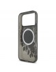 Guess iPhone 17 Pro Max Hülle Case MagSafe Flowers Strap Schwarz