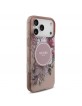 Guess iPhone 17 Pro Max Hülle Case MagSafe Flowers Strap Rosa Pink