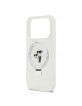 Karl Lagerfeld iPhone 17 Pro Case Ring Stand Karl Choupette MagSafe White