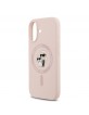 Karl Lagerfeld iPhone 17 Hülle Case Silikon Karl Choupette MagSafe Rosa