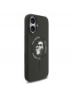 Karl Lagerfeld iPhone 17 Hülle Case MagSafe Silikon Karl Choupette Schwarz
