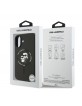 Karl Lagerfeld iPhone 17 Hülle Case MagSafe Silikon Karl Choupette Schwarz
