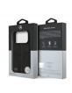 Mercedes iPhone 17 Pro Echtleder MagSafe Lauer Leaves Case Schwarz