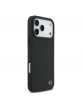 Mercedes iPhone 17 Pro Max Echtlede Hülle MagSafe Case Large Lauer Leaves Black
