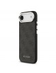Guess iPhone 17 Air Hülle Case 4G MagSafe Metal Logo Black