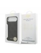 Guess iPhone 17 Air Hülle Case 4G MagSafe Metal Logo Black