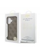 Guess iPhone 17 Hülle Case Cover 4G MagSafe Braun