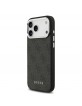 Guess iPhone 17 Pro Max Hülle Case 4G MagSafe Metal Logo Black
