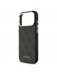 Guess iPhone 17 Pro Max Hülle Case 4G MagSafe Metal Logo Black